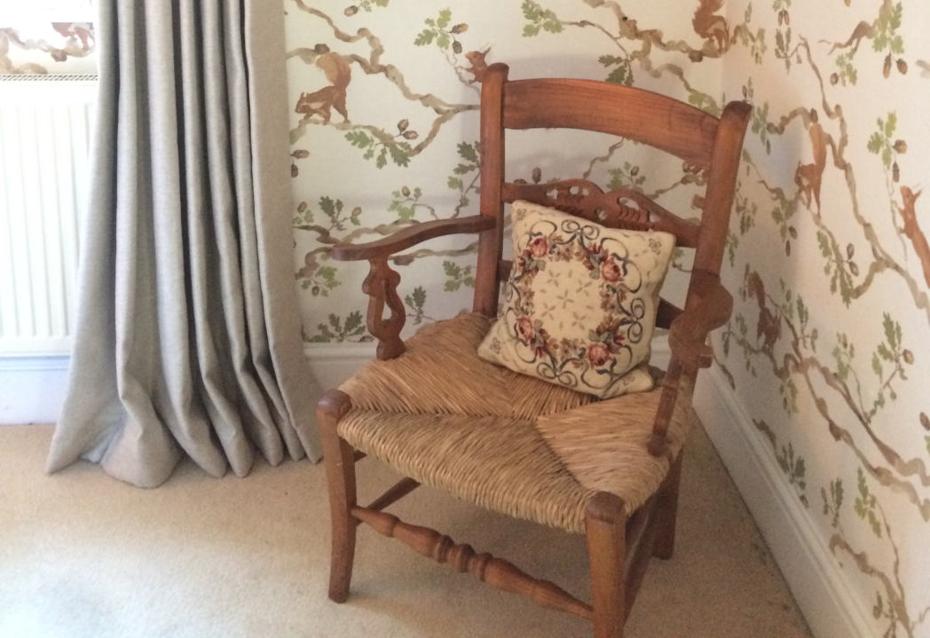 A chair in the Squirrel Room
