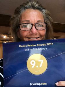 Rosanne and her amazing award